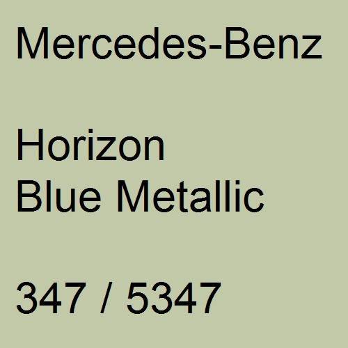 Mercedes-Benz, Horizon Blue Metallic, 347 / 5347.